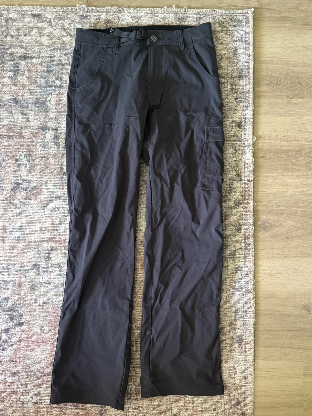 PrAna Zion Stretch Gray Cargo Pants